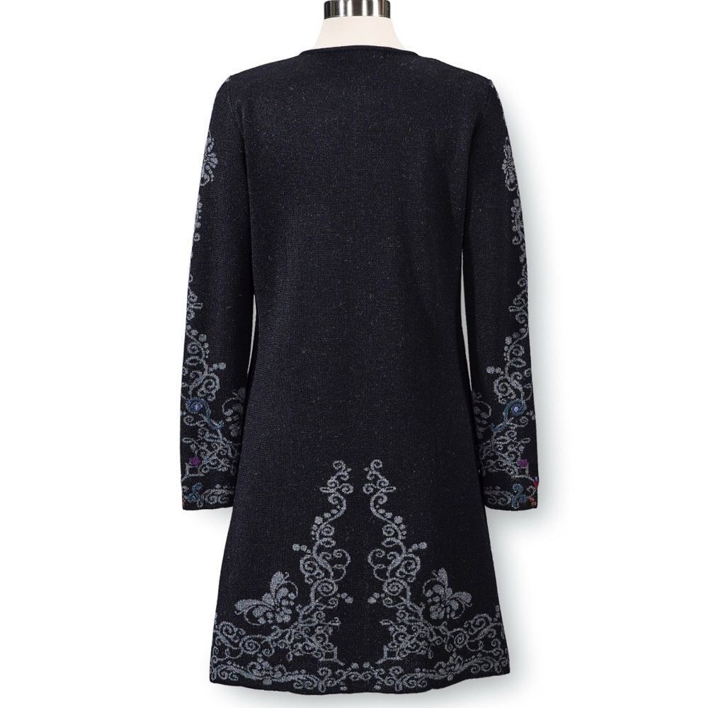 North Style Peruvian Alpaca Long Cardigan Size Large - Picture 2 of 13